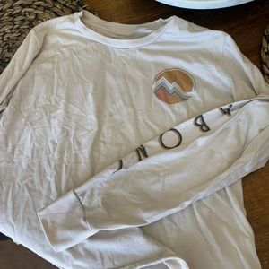 Billabong long sleeve crop t shirt size S